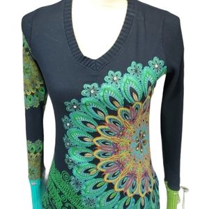 Desigual Peacock Sewater